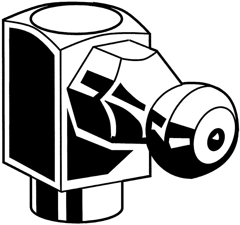 6mm-90° Staal ELVZ Inslagsmeernippel