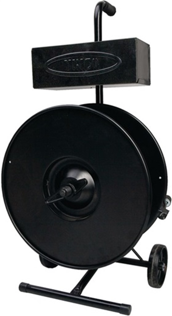 Omsnoeringsbandafroller verrijdbaar PES-omsnoeringsband voor binnenkern-diameter 76 mm