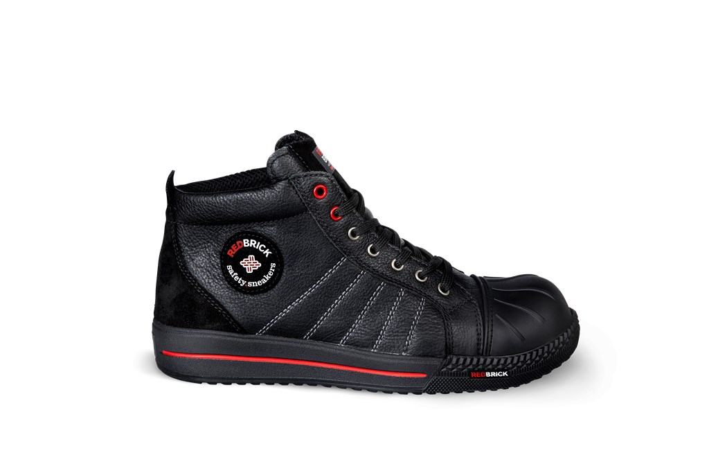Onyx mt.37 Redbrick S3 model hoog, unisex veiligheidsschoen zwart SRC