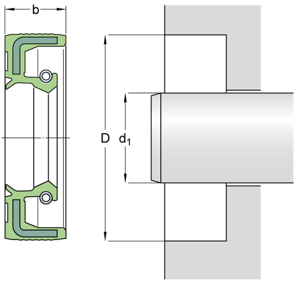 75X110X12 HMSA10 RG SKF Radiale asafdichting