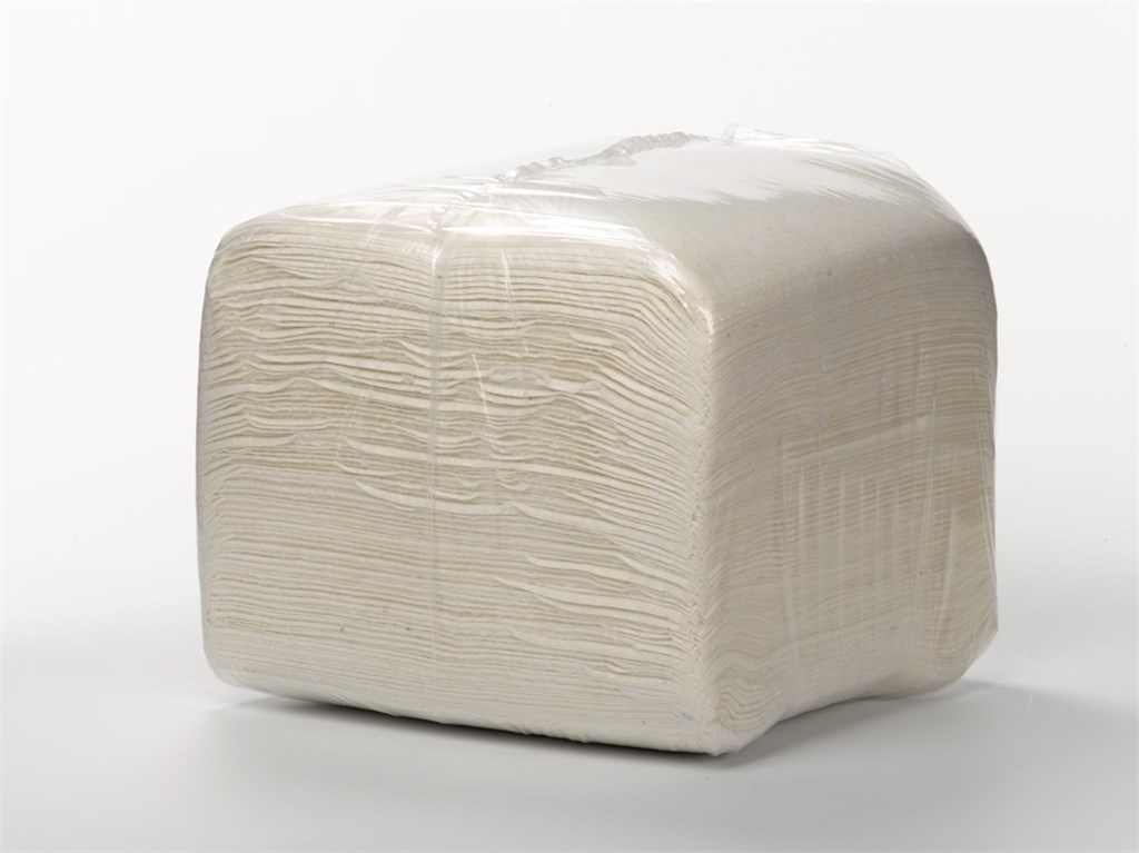 Molty poetsdoeken 40 x 40 cm wegwerp wit zak 10 kg a kwaliteit