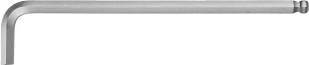 PROMAT Haakse zeskantschroevendraaier ISO2936L sleutelwijdte 2 mm lang, kogelkop 100 x 16 mm