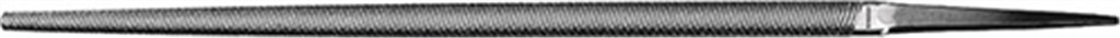 PROMAT Werkplaatsvijl rond DIN 7261 F lengte 150 mm dwarsdoorsnede 6,3 mm kap 2
