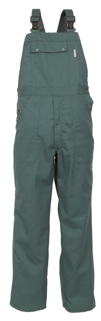 2095-003400--52 HAVEP Amerikaanse overall/Bretelbroek Basic flessengroen maat 52