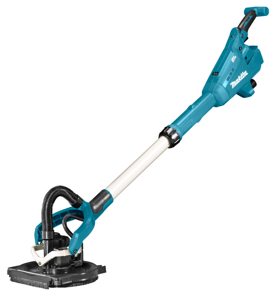 DSL800ZU Makita 18V Langnek schuurmachine met rechteborstel aan 1 zijde, Zonder accu's en lader, in doos met tas en AWS zender