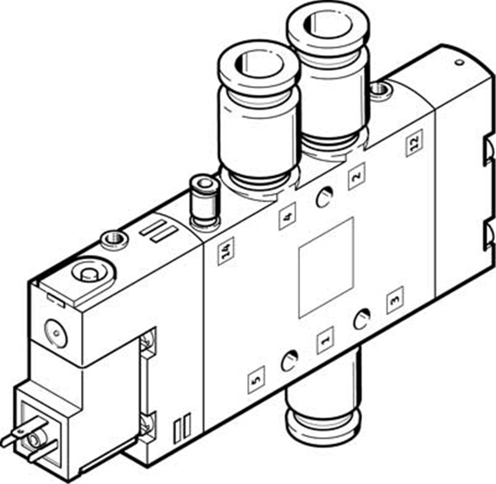 CPE18-M1H-5L-QS-8 FESTO 163150 Magneetventiel