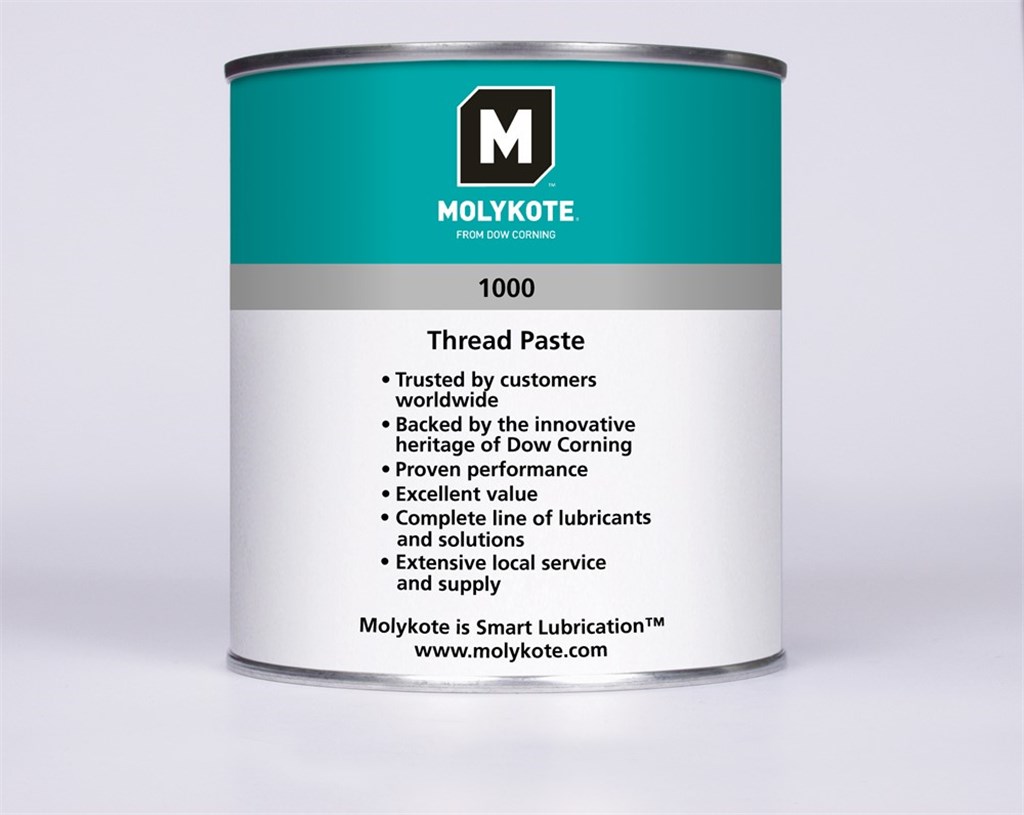 Molykote 1000 Schroefdraadpasta, Blik 1 kg