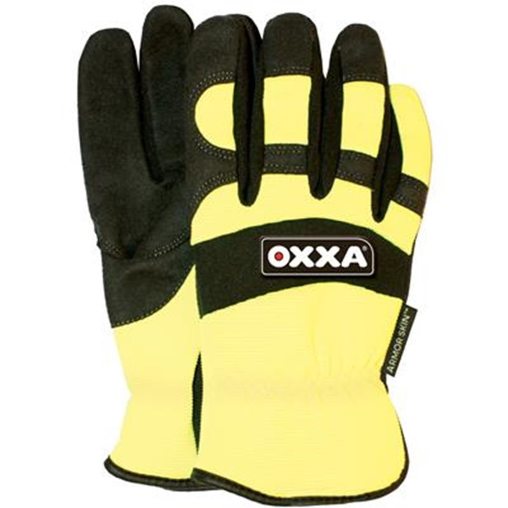 Oxxa handschoen X-Mech-615 hi-viz geel thermo, maat 10