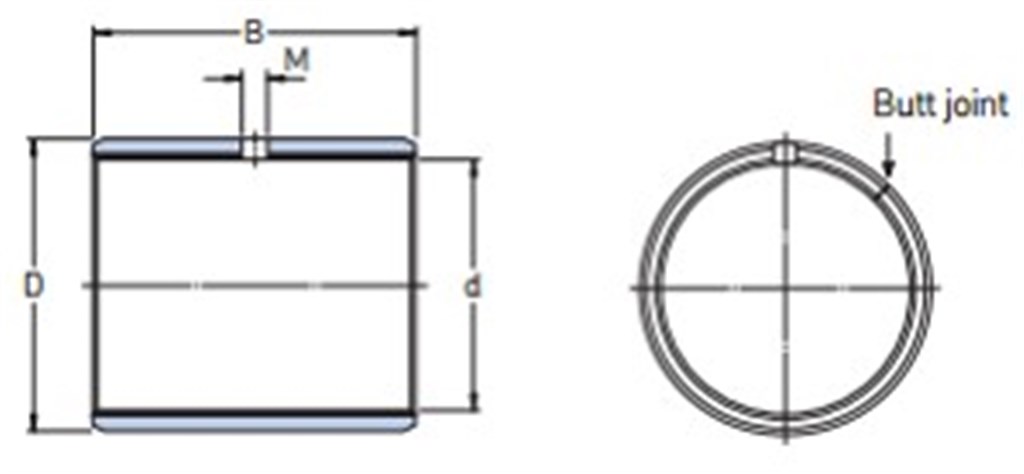 PCM 303440 M SKF Glijlagerbus