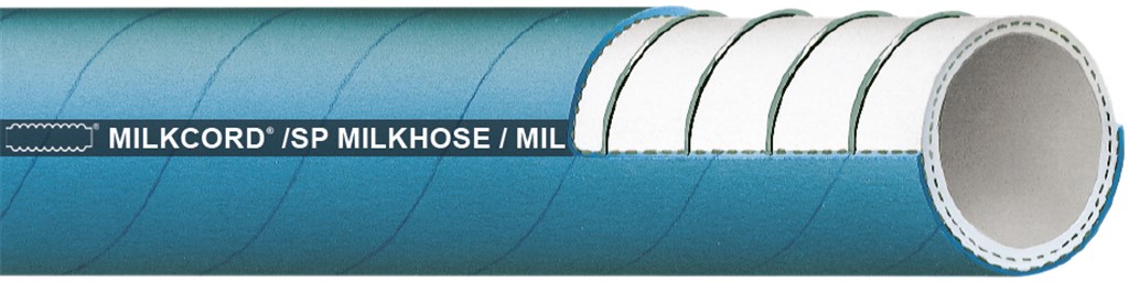 MILKCORD-SP/10 32X44MM melkslang m.spiraal wit/blauw