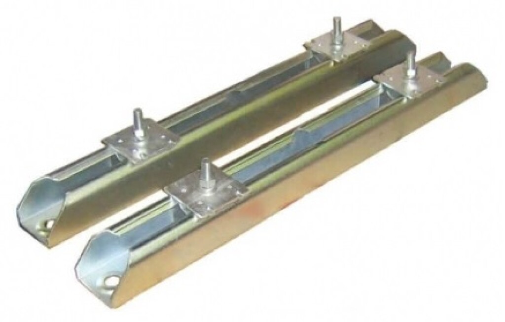 MSR 495/8 Motorspanrails IEC80/90 Staal verzinkt 495x50x40mm Slidelengte=495mm