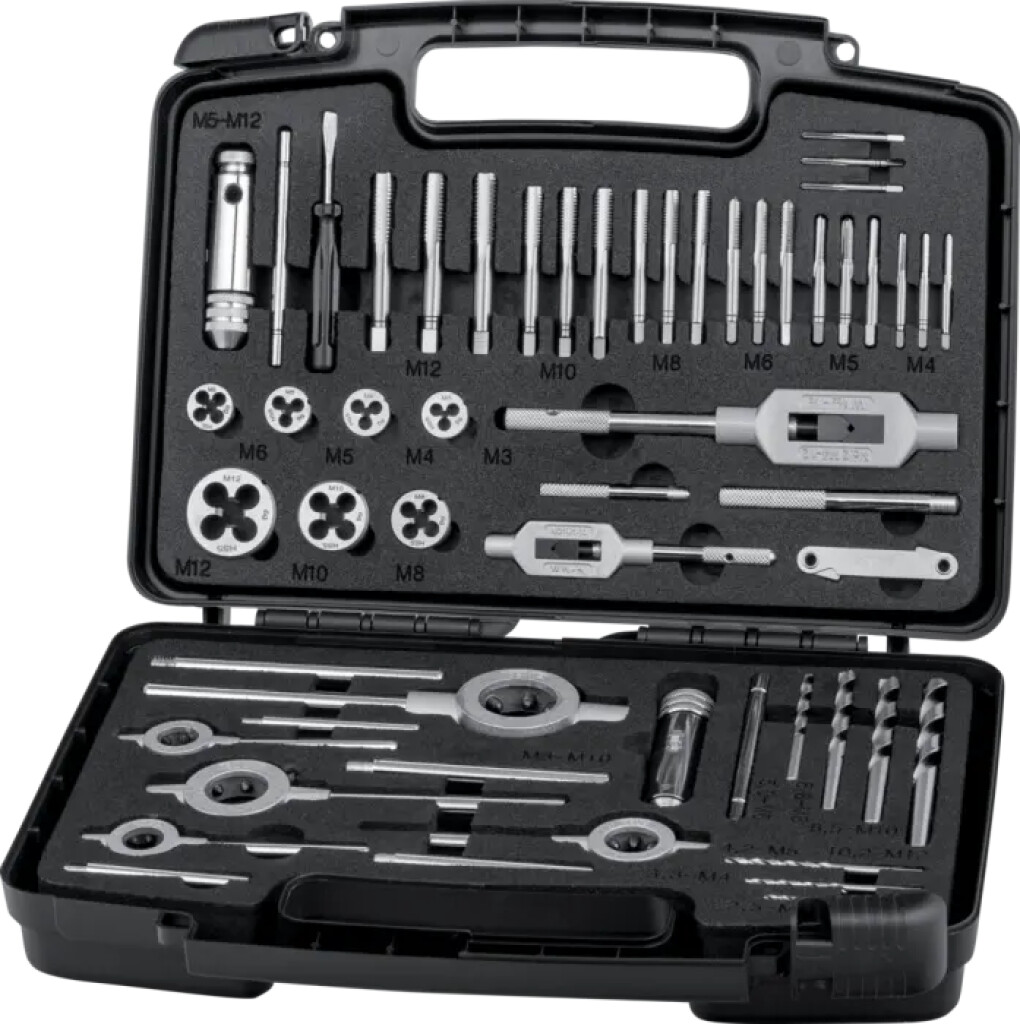 29.110.1312 International Tools ECO PRO HSS Set Draadsnijden in kunststof koffer M3 - M12