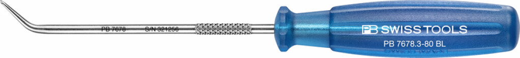 PB7678.3-80BL PB SWISS TOOLS Pick tool gebogen punt 