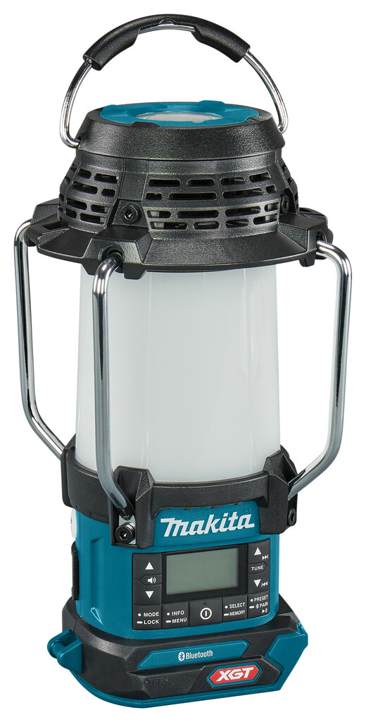 MR009GZ Makita 40V Max Camping lamp met FM DAB/DAB+ radio en Bluetooth Zonder accu's en lader, in doos