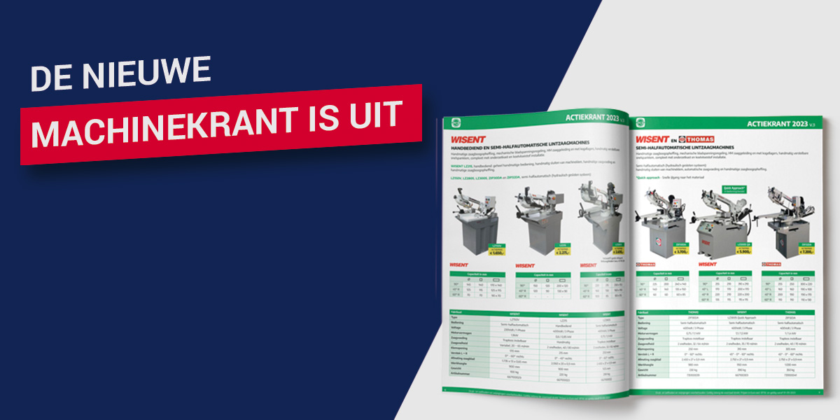 De nieuwe machinekrant is uit!