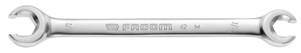 42.5/16x3/8 Facom open ringsleutel gebogen 15°s inch, 5/16"x3/8"