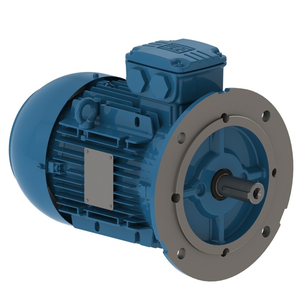 W21 IE3 AL 112M-2 4,0kW 2p B5 WEG draaistroommotor flens, AL 4/6