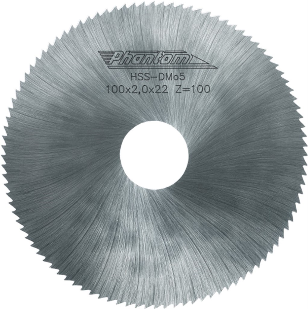 63.200.1640 Phantom DIN1837-A HSS Metaalcirkelzaag fijn 160x4x32mm T100 tandvorm A ongecoat, asgat 32mm