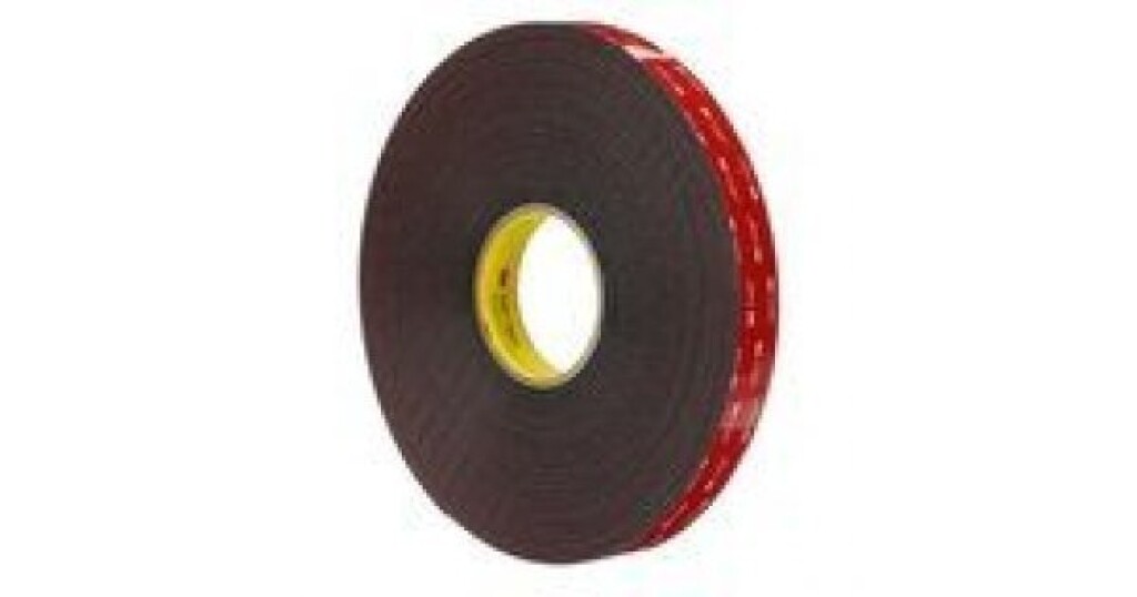 VHB dubbelzijdige tape 5962F, Zwart, 19 mm x 8m