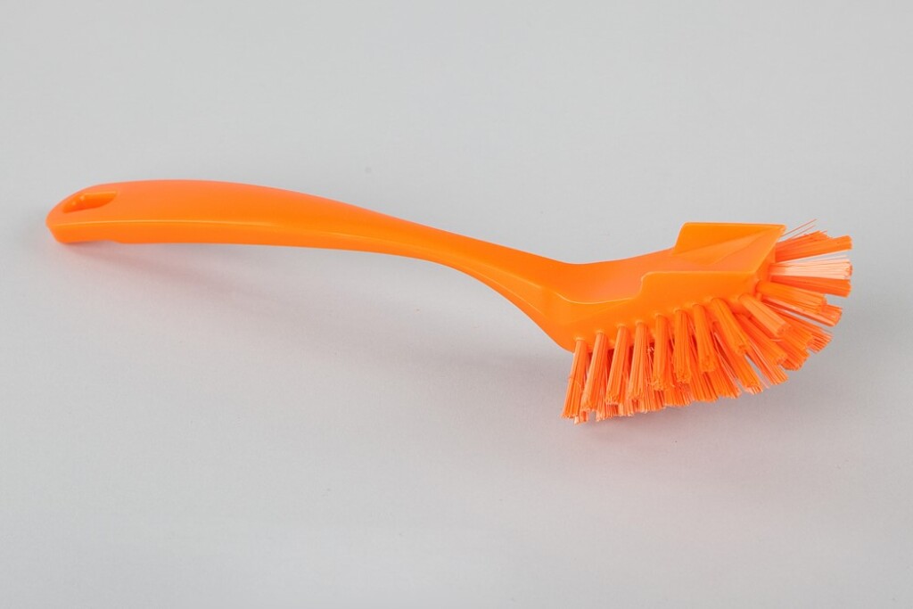 Afwasborstel 255x28mm medium oranje