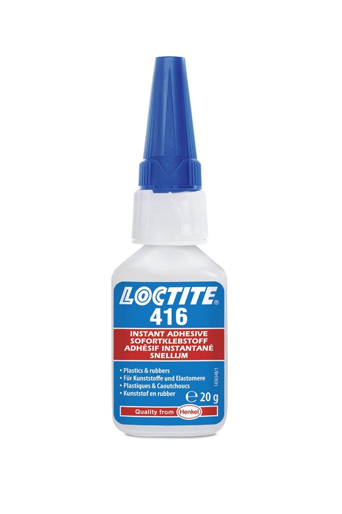 416 Loctite Snellijm , Ca Adhesive , universeel gebruik , gemiddelde viscositeit, 20gr.