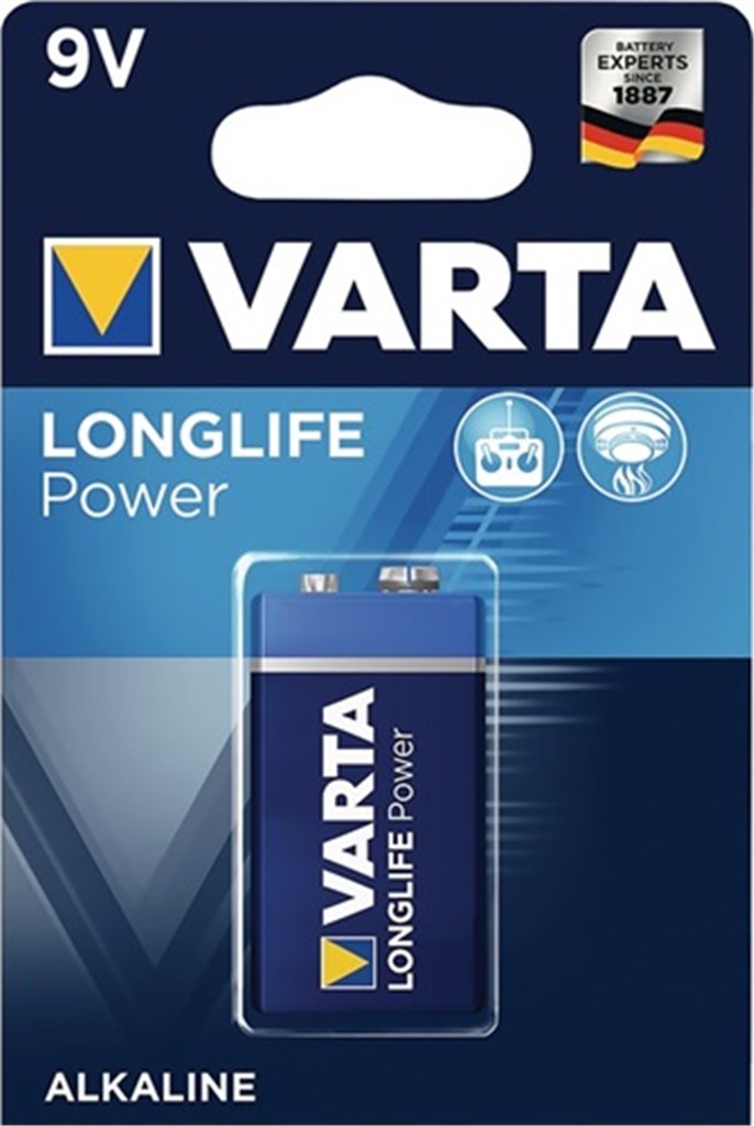 Batterij longlife power 9 V 6LP3146-E blok 580 mAh
