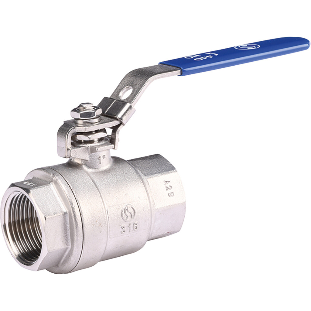 Basic 7152 1/2" bi/bi Sferaco bsp rvs kogelkraan volle doorlaat met afblaas functie met locking device