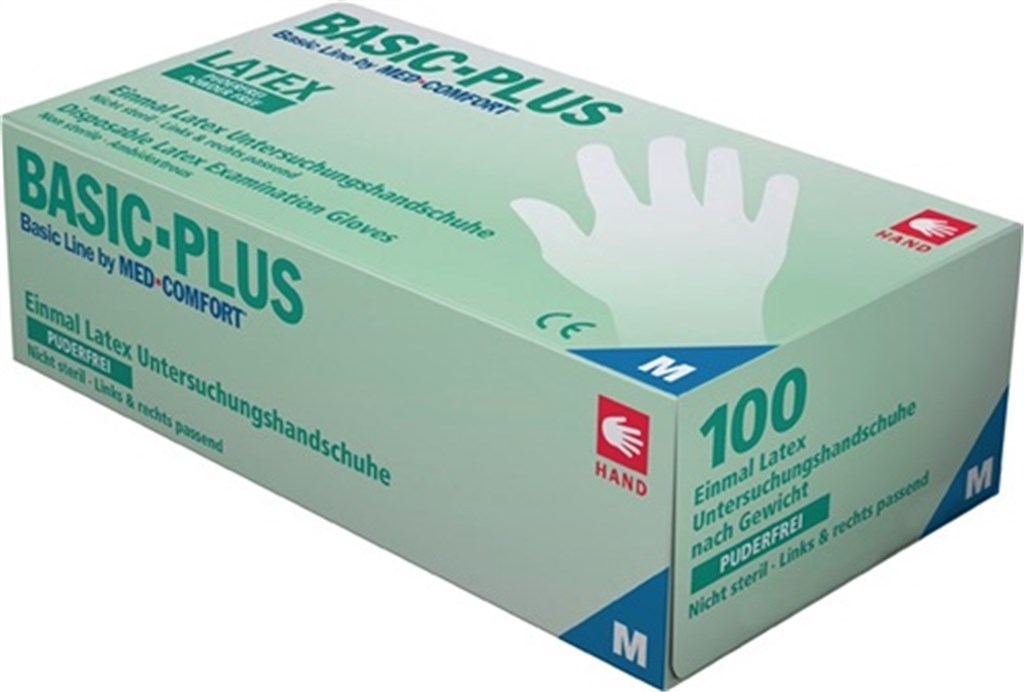 Wegwerphandschoen Basic Plus maat L lichtbeige EN 455 PSA-categorie I