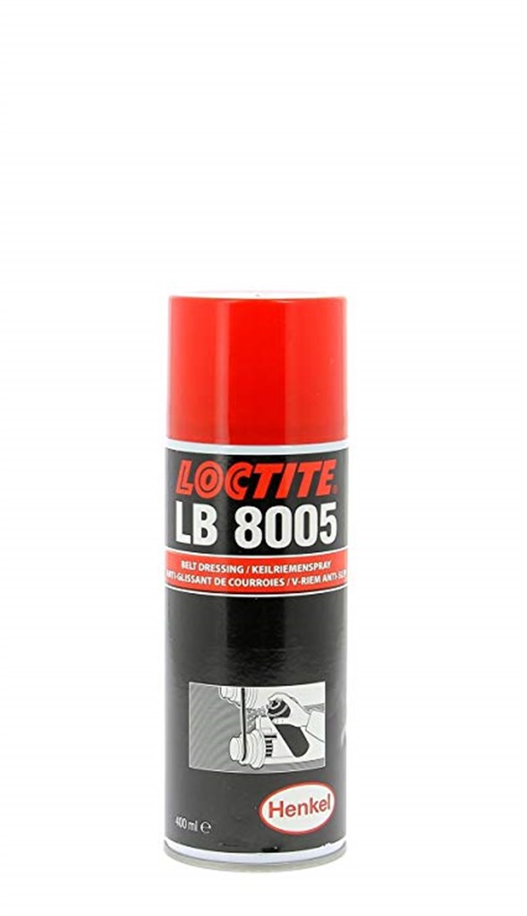 LB 8005 Loctite spuitbus Belt Dressing , V- Riem antislip (vh Loctite 8005), 400ml.