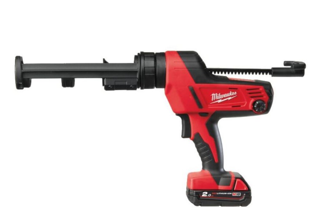 C18 PCG/310C-201B Milwaukee M18™ Heavy Duty kit-/lijmpistool met 310ml patroonhouder 2,0 Ah accu (1 st) en lader