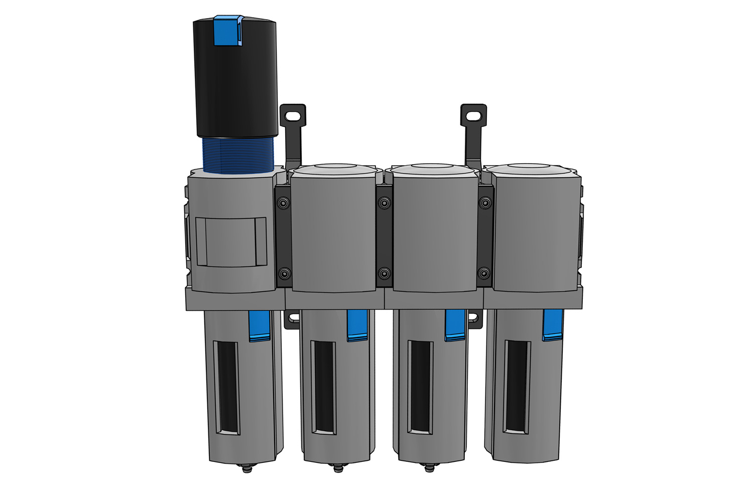 voorbeeld filtertrap 1-4-1