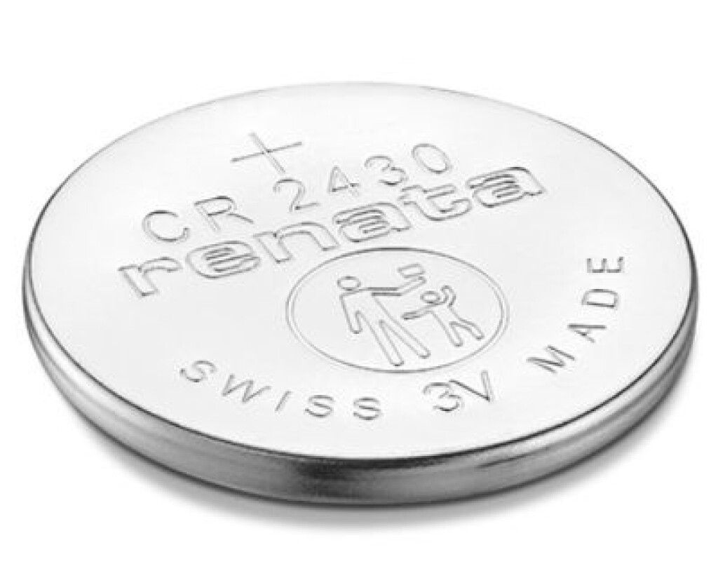 CR2430 Renata Knoopcel batterij 3V 285mAh Lithium 24,5x3mm