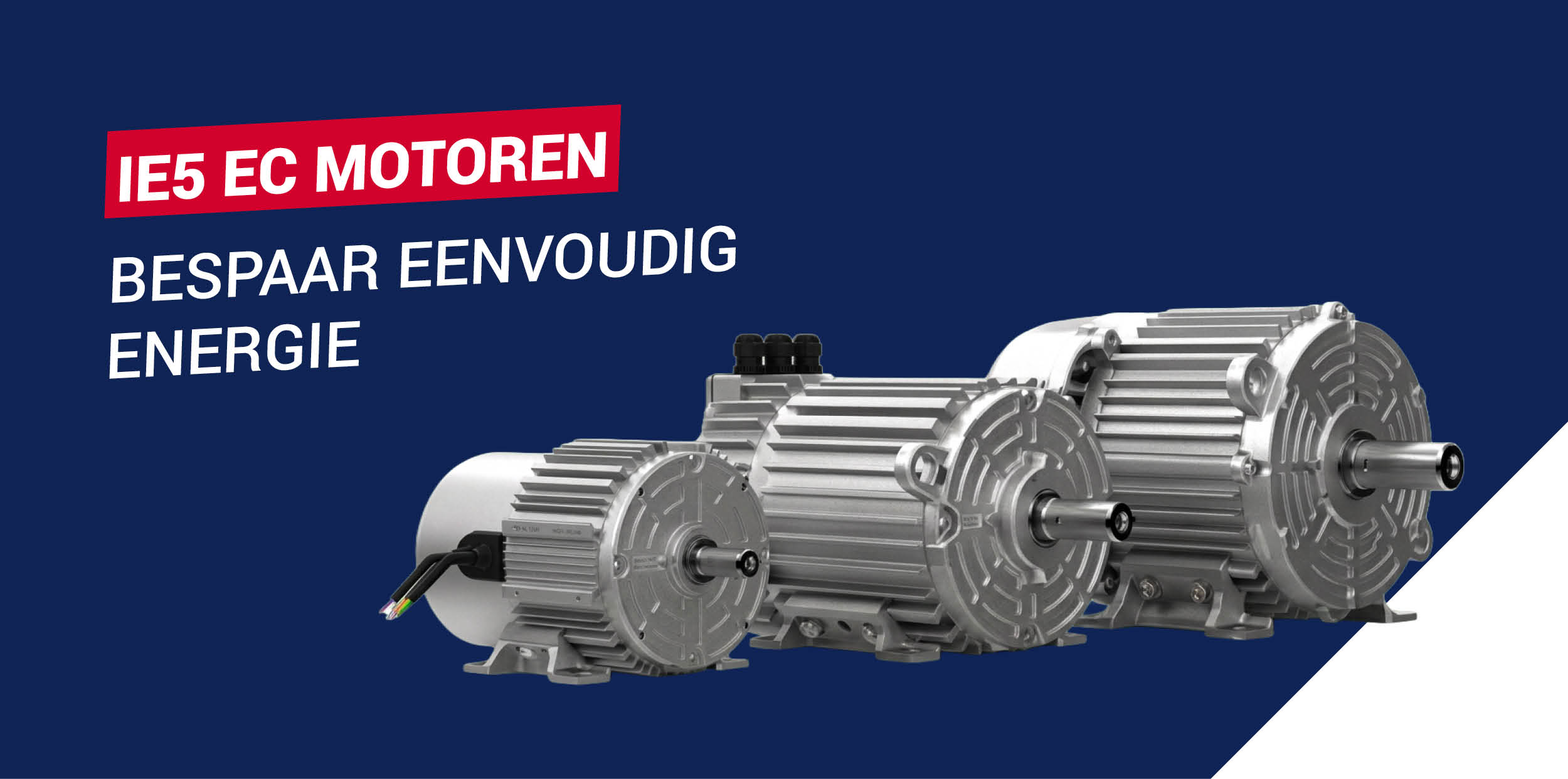 IE5 EC motoren: bespaar eenvoudig energie