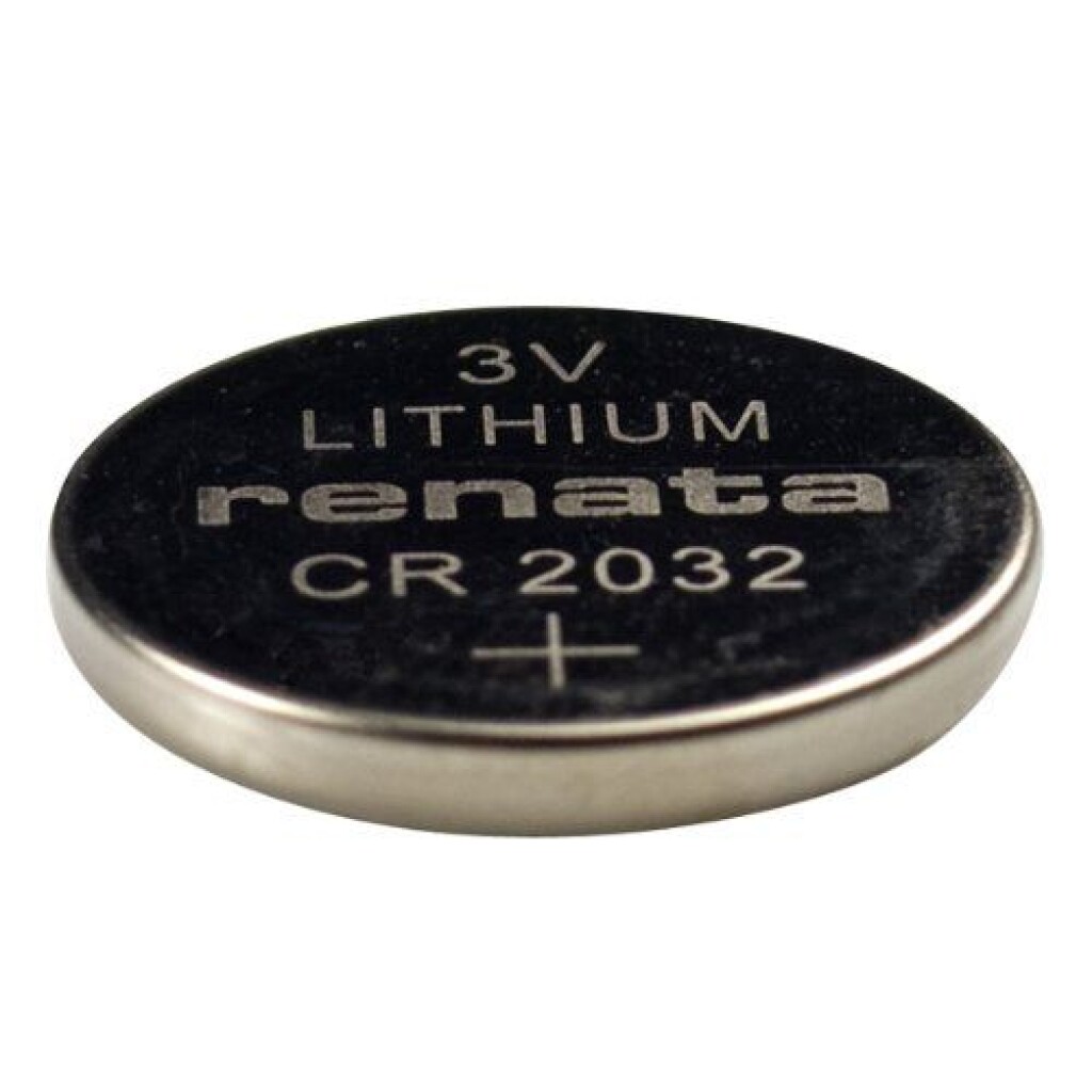 CR2032 Renata Knoopcel batterij 3V 225mAh Lithium 20x3,2mm