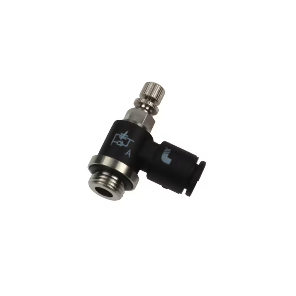 7660 04 19 Legris Snelheidsregelventiel mini 4mm x M5