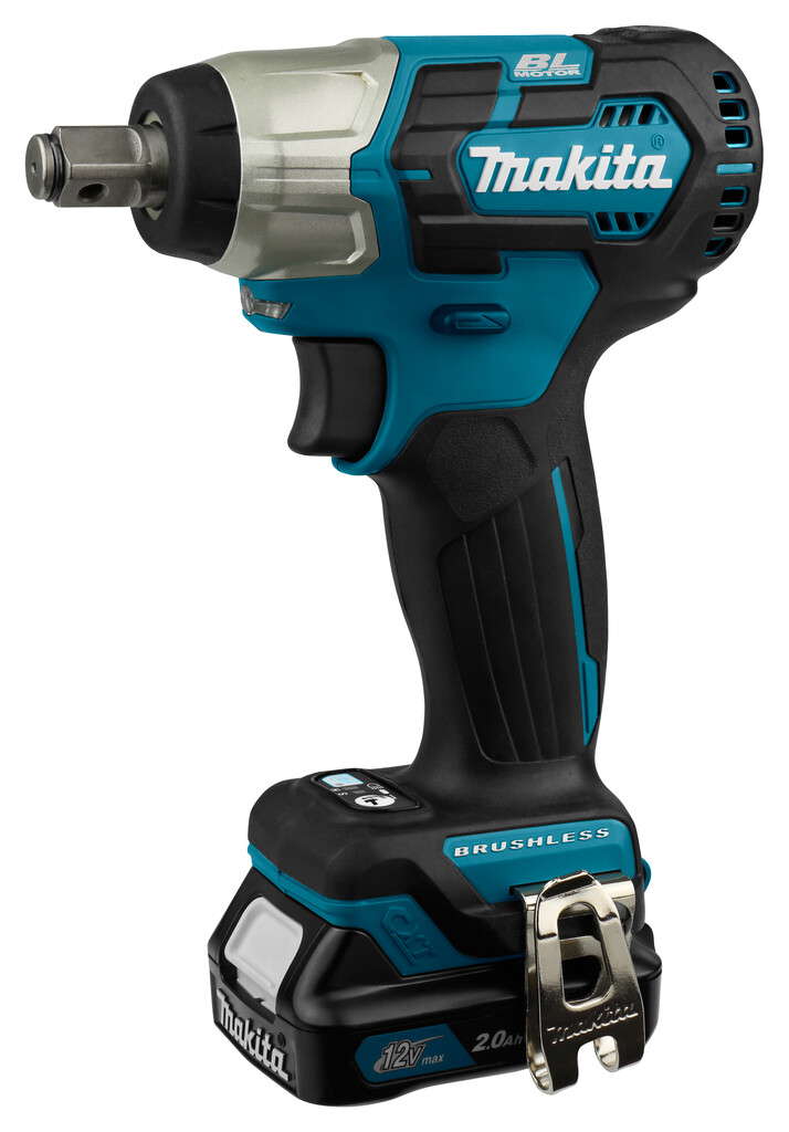 TW161DSAJ Makita 12V Max Slagmoersleutel 2,0 Ah accu (2 st), lader, in Mbox