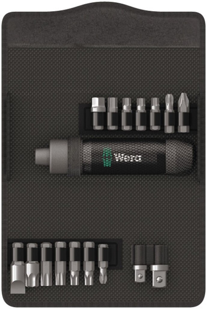 Wera 1x 2090/17 Slagschroevendraaier-set, 17-delig; 1x 2090 Slagschroevendraaier 90 Nm, 5/16" x 142 mm; 2