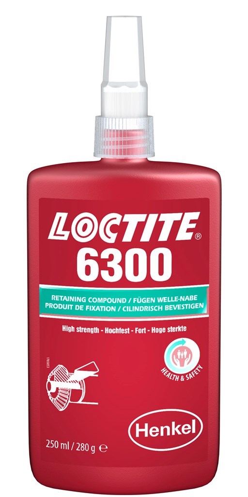 6300 (603) Loctite Cilindrische bevestiging , Health & Safety, 250ml.
