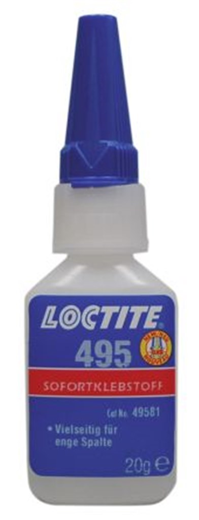 495 Loctite Snellijm , Ca Adhesive , universeel gebruik , lage viscositeit, 20gr.