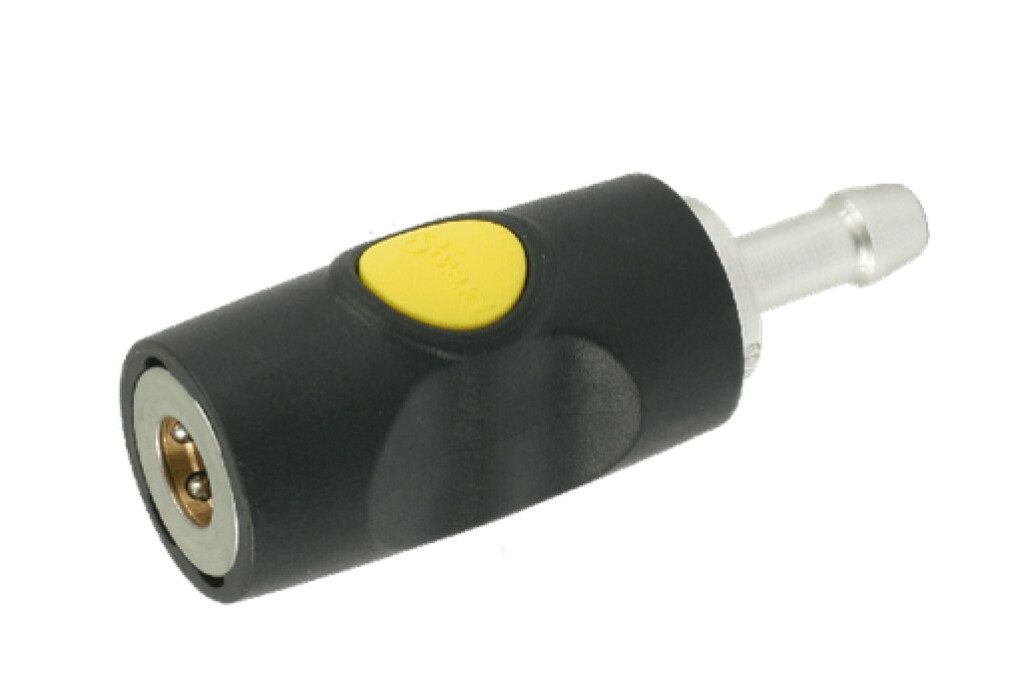 ASI06.1806 Prevost Veiligheidskoppeling knop geel slangpilaar 6mm (orion profiel)