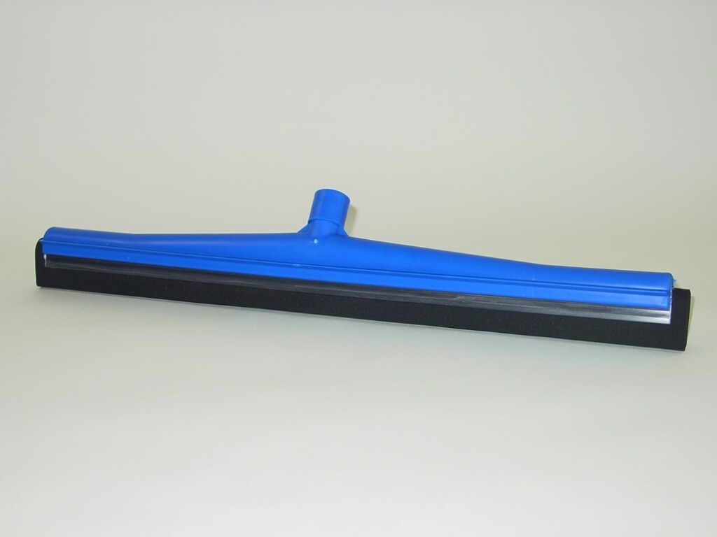 Vloertrekker vast 500mm wit rubber blauw