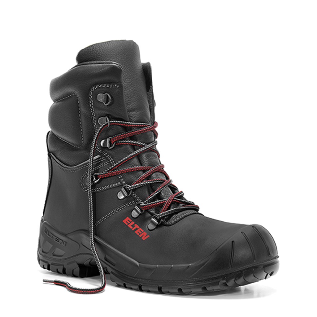RENZO Winter S3S CI mt.49 Elten Winter veiligheidsschoen gevoerd hoog model zwart