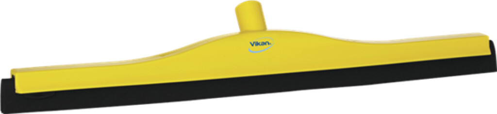 77546 Vikan Hygiene klassieke vloertrekker met vaste nek, geel, zwarte cassette, 600mm