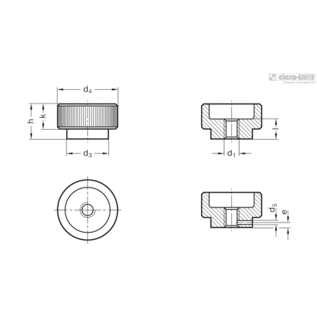 DIN 6303-M6-A-NI Elesa Kartelmoer