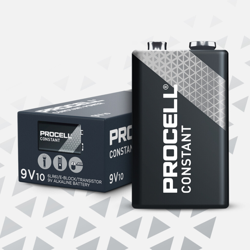 PC1604 (6LR61) PROCELL Alkaline Constant Power 9V E-block batterij