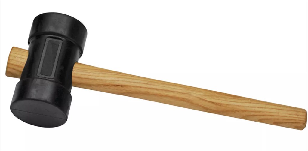 Rubber hamer kop-diam. 79mm L 360mm essen R92500179