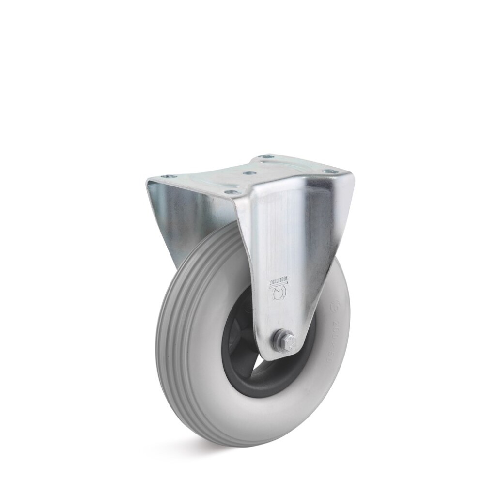 B-IL-GPSK-200-K TORWEGGE Bokwiel, kunststof velg, geschuimde PU band, anti-lek 100 kg