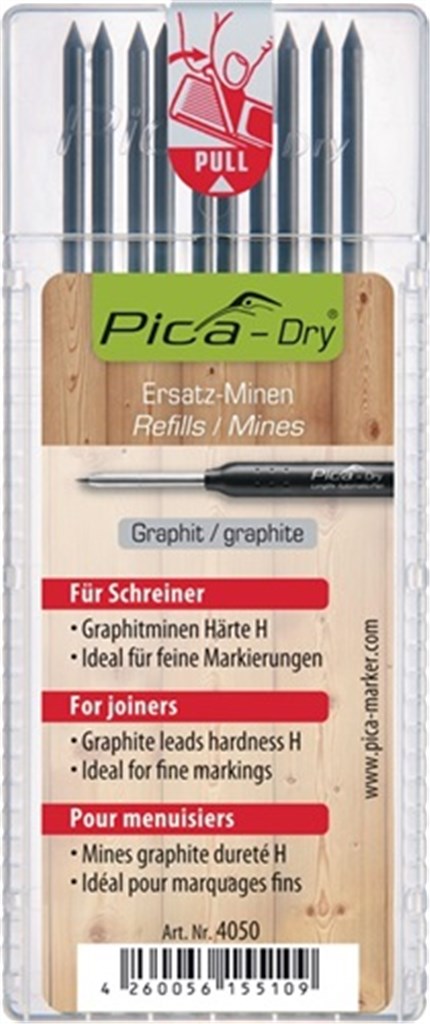 Vullingenset pica-dry 10 x grafiet speciale hardheid h pica dry 4050