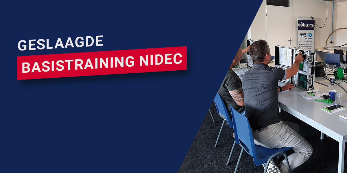 Geslaagde Nidec training in Almelo