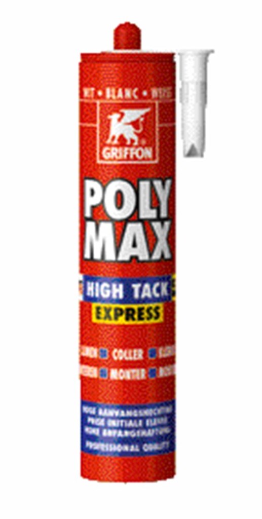 Griffon Poly Max® High Tack Express Wit Koker 435 g